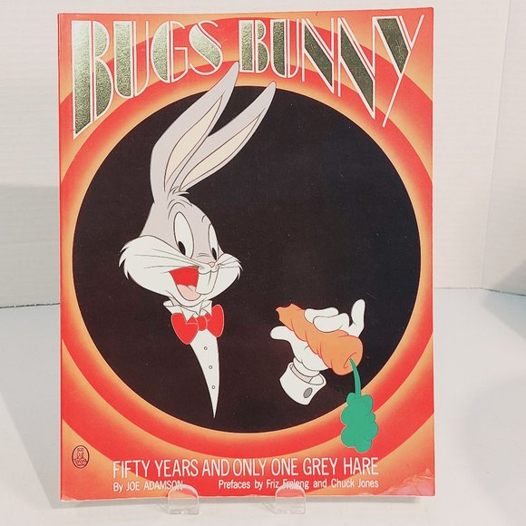 Vtg 1990 Bugs Bunny~ Fifty Years and Only One Grey Hare Book - Picture 1 of 12